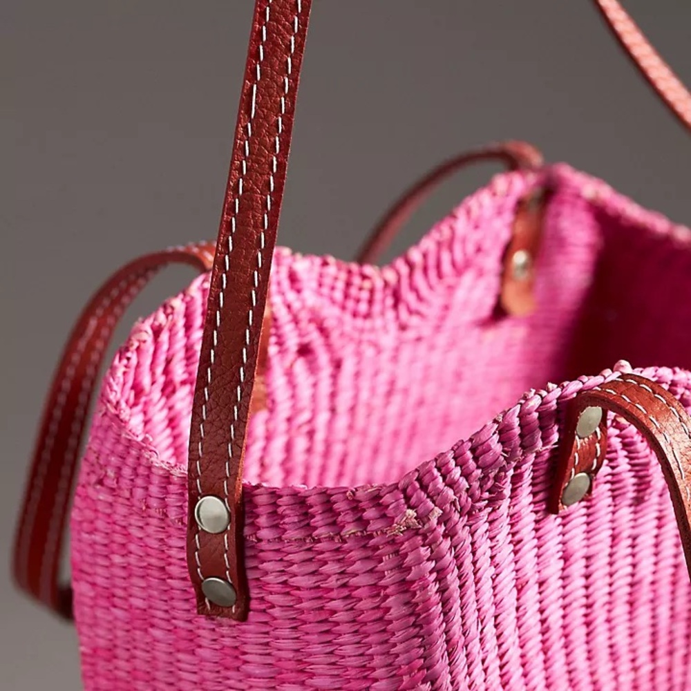 Sensi Studio Heart Toquilla Straw Bag - Picture 3 of 4